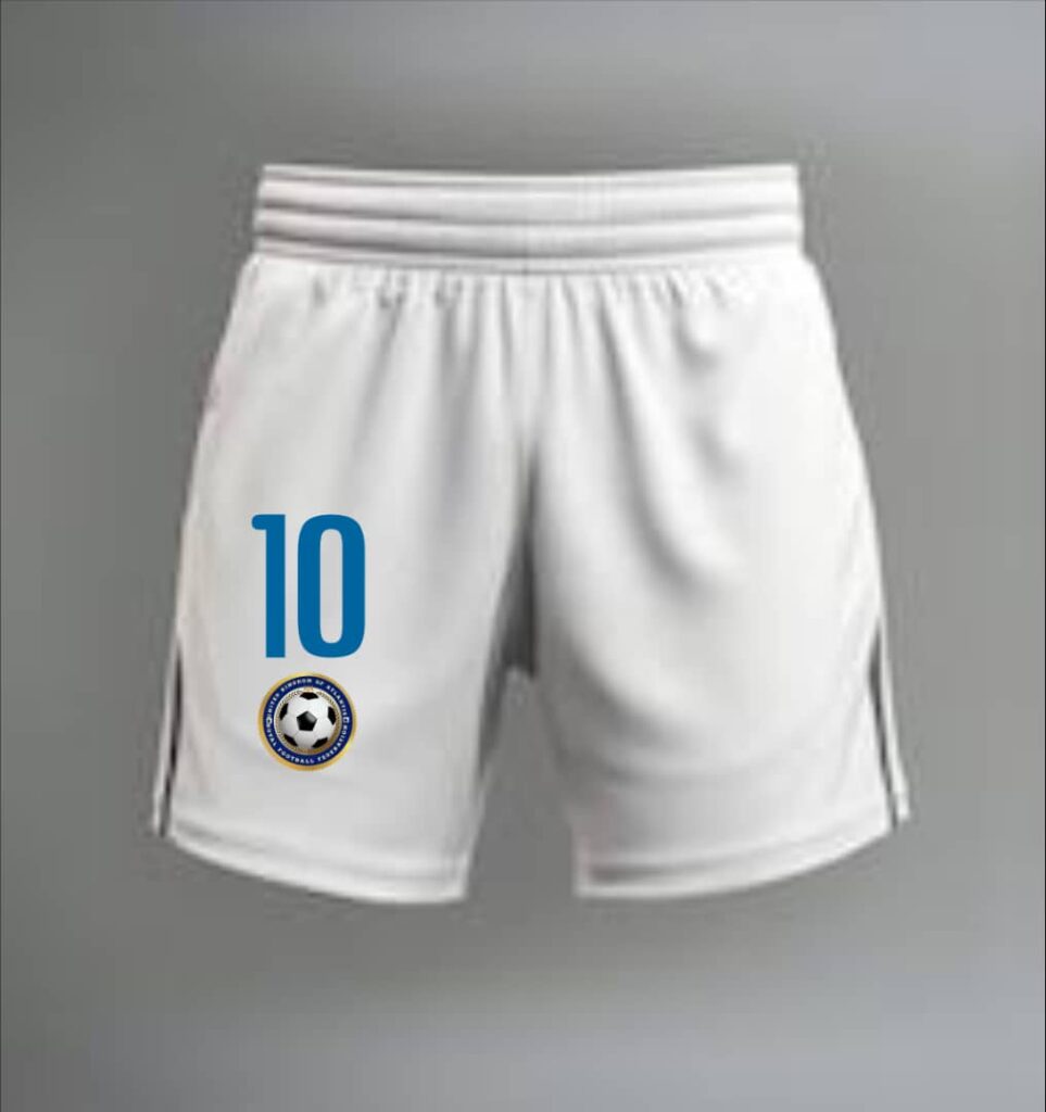 Royal Football federation UKA Jersey shorts number 100